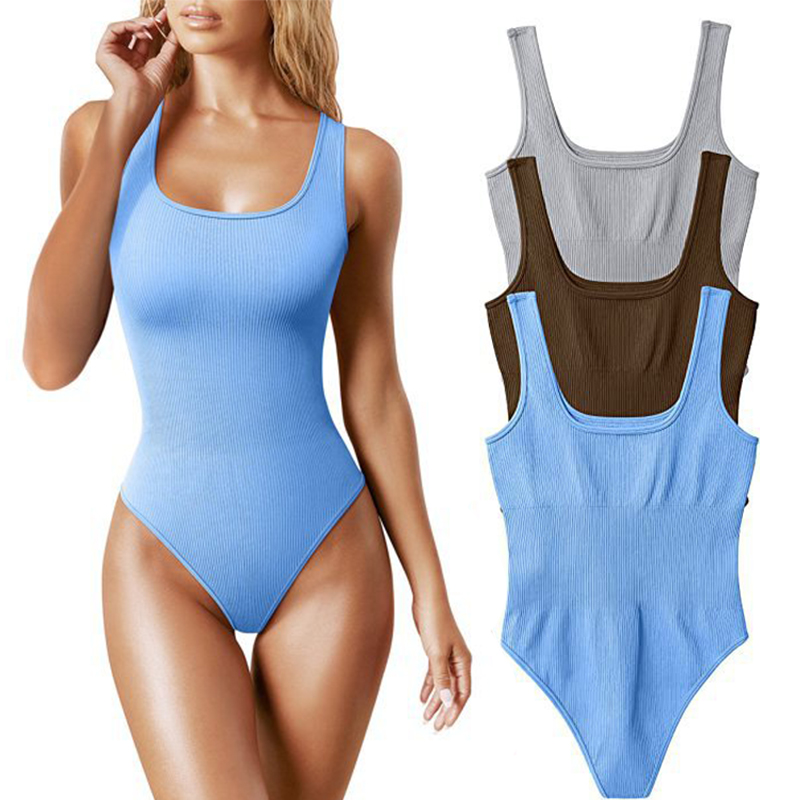 Summer Clothing Juniors - Harajuku Solide Mouwloze Bodysuit Sexy Body