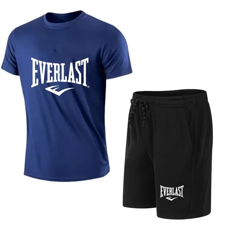 Summer Clothing Sets Men - EVERLAST Heren T-shirt + Shorts 2-delige