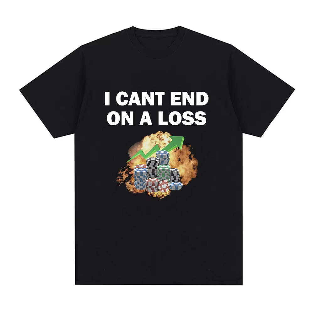 Summer Clothing Juniors - Gokken Addict Grappige Meme T-shirt Mannen