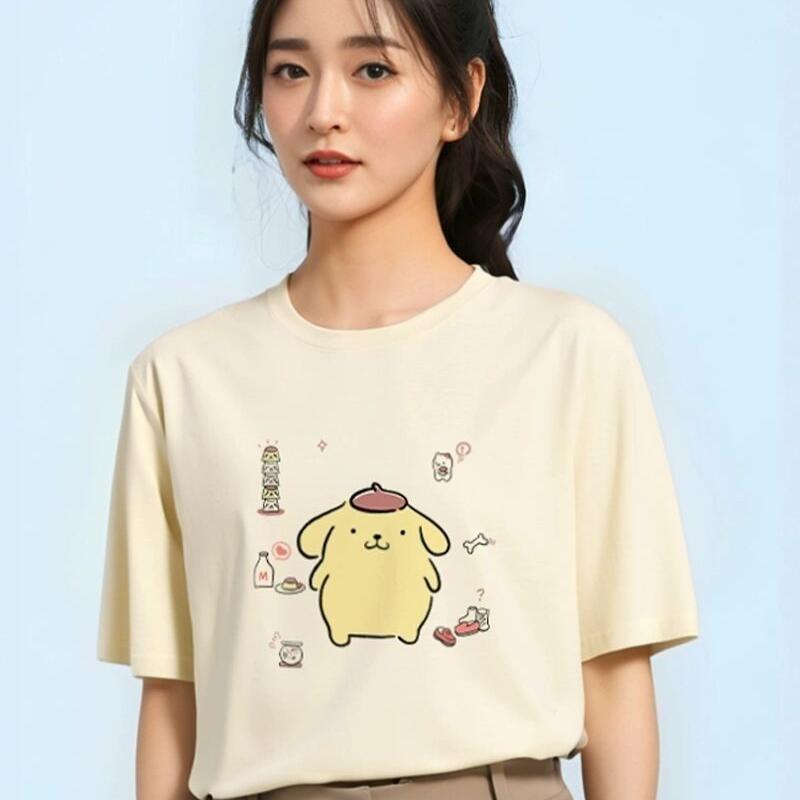 Summer Clothes - Sanrio T-shirt met korte mouwen, Pompom