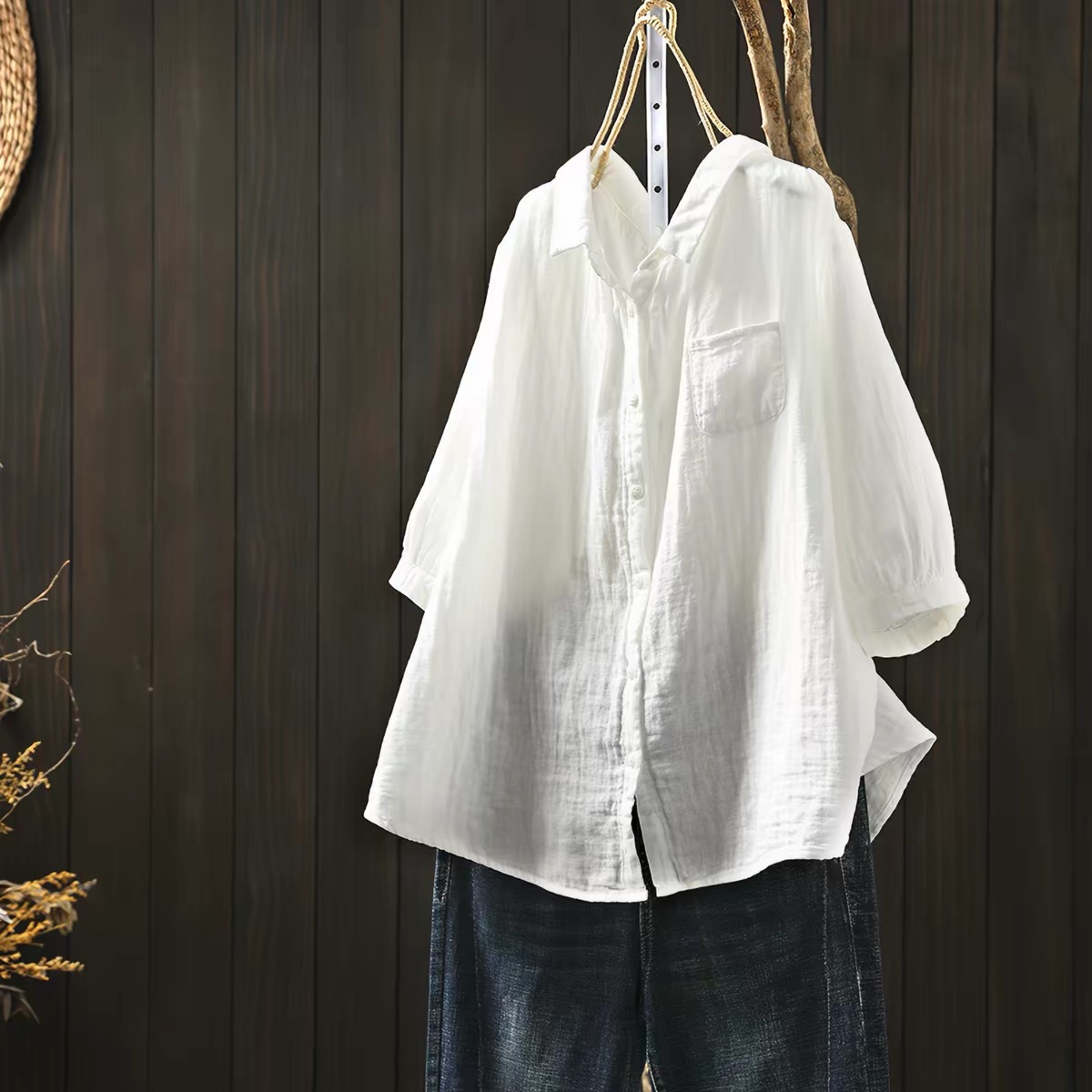 Summer Green Clothing - Plus size dameskleding Japanse stijl katoenen