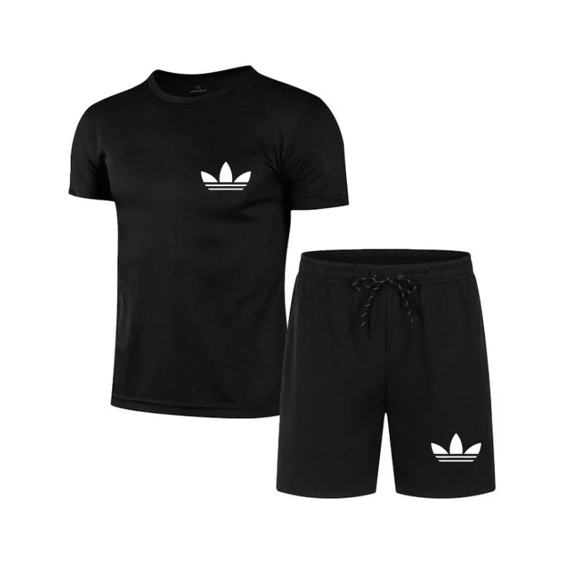 Summer Clothing Brands - Zomer Nieuwe herenmerkset Mode Sneldrogende sportkleding