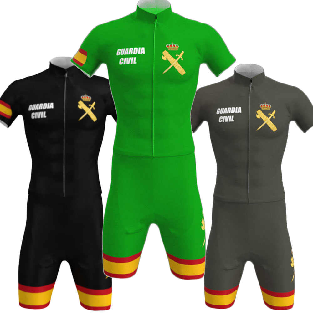 Summer Green Clothing - Burgerwacht Wielertrui 2024 Heren Set Wielerkleding