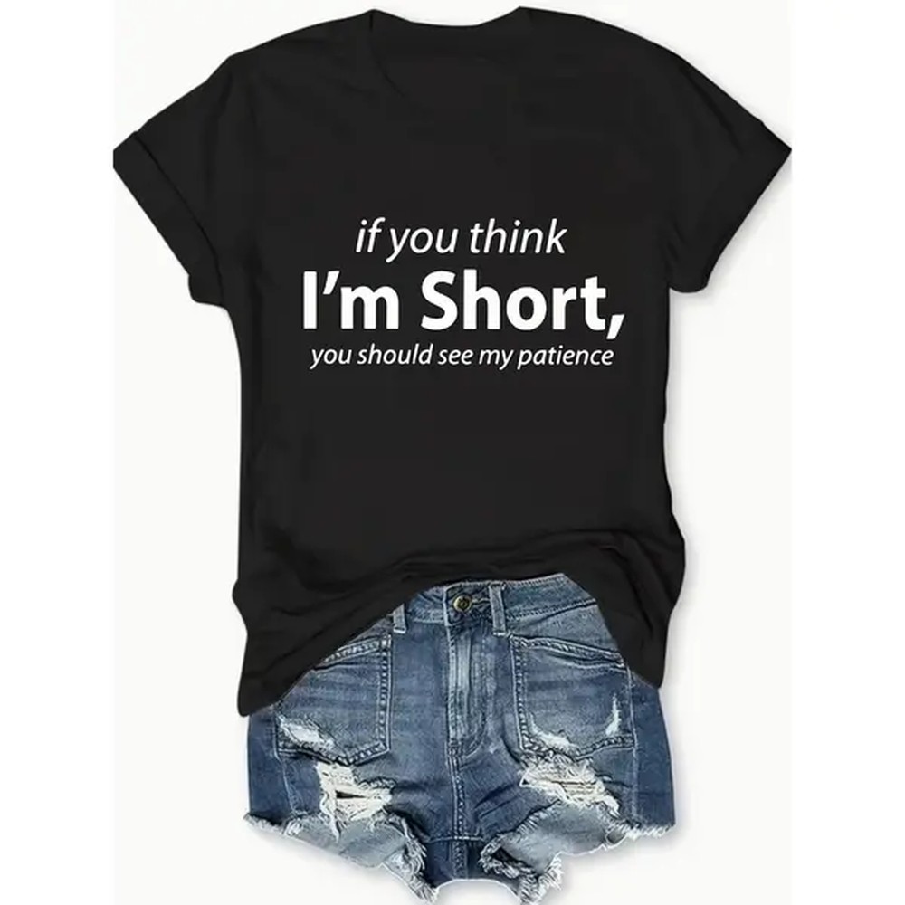 Summer Clothing Words - [100% katoen] T-shirt met grappige tekstprint,