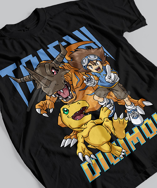 Summer Clothing Brands - 2025 Zomer Digimon Adventure Animatie Merk