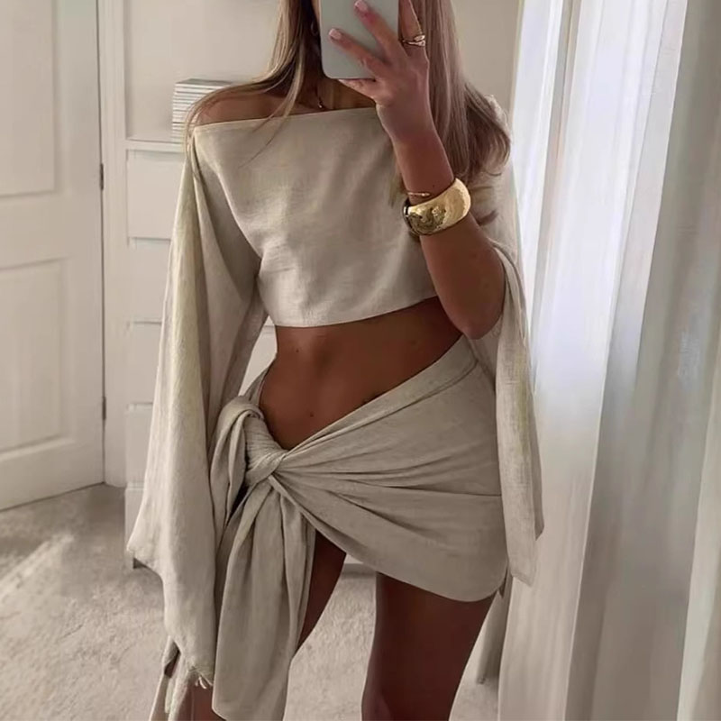 Summer Clothing Juniors - Vrouwen tweedelige sets zomer crop top