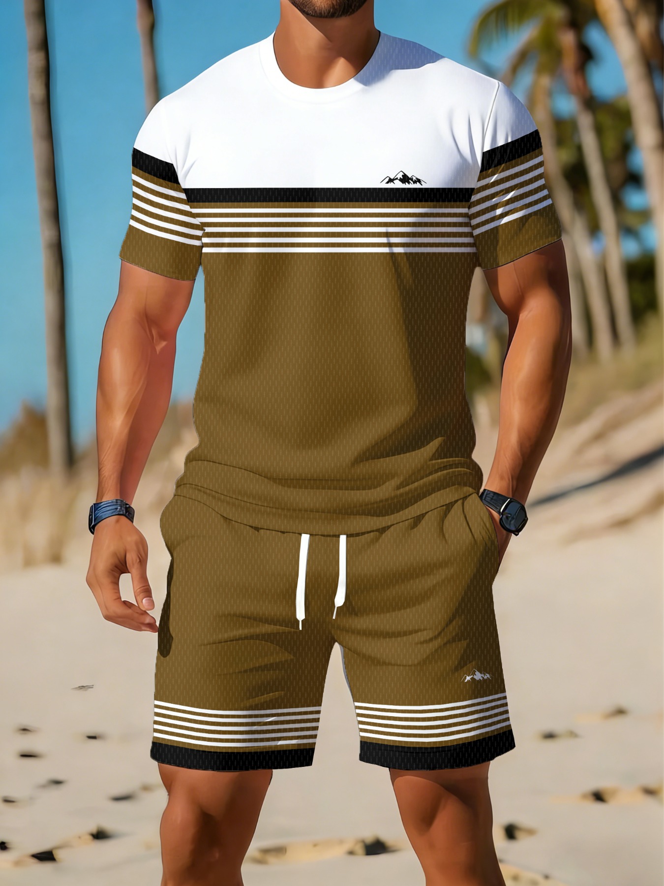 Casual strandkleding voor here - Summer Clothing Sets Men recensie en prijs