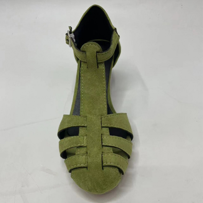 Dames Groene Suède Kitten Heel - Summer Clothing On Sale recensie en prijs