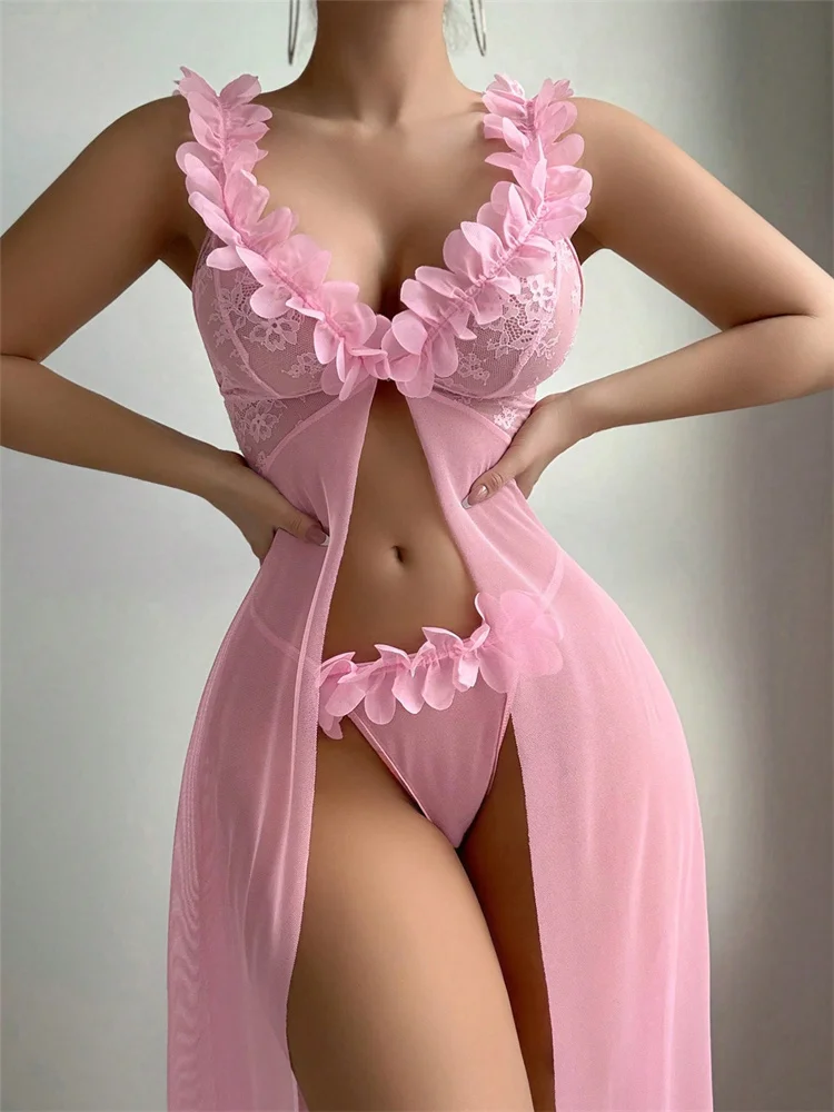 Roze bloemenkant doorzichtige  - Summer Clothing On Sale recensie en prijs