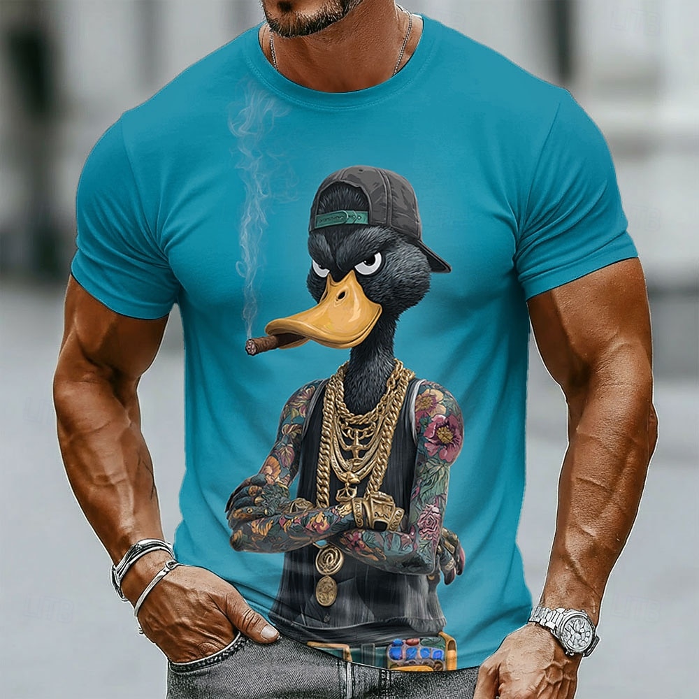 Grappige 3D Grumpy Black Duck  - Summer Duck Clothing recensie en prijs