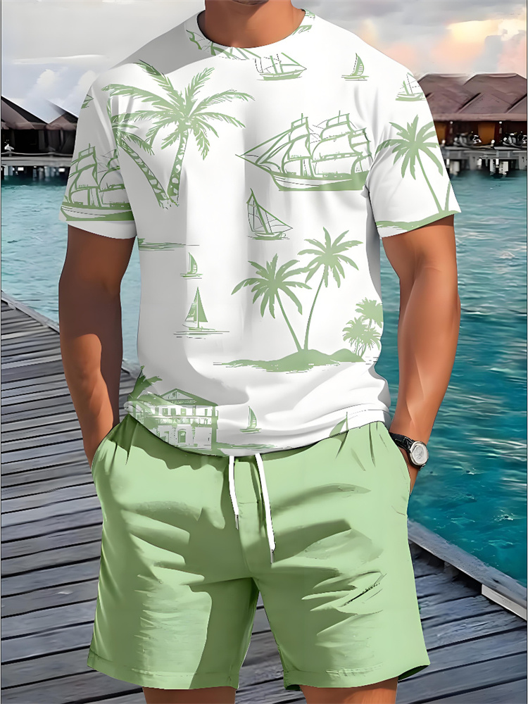 2-delige zomer 3D casual dagel - Beach Shirt Hawaiian recensie en prijs