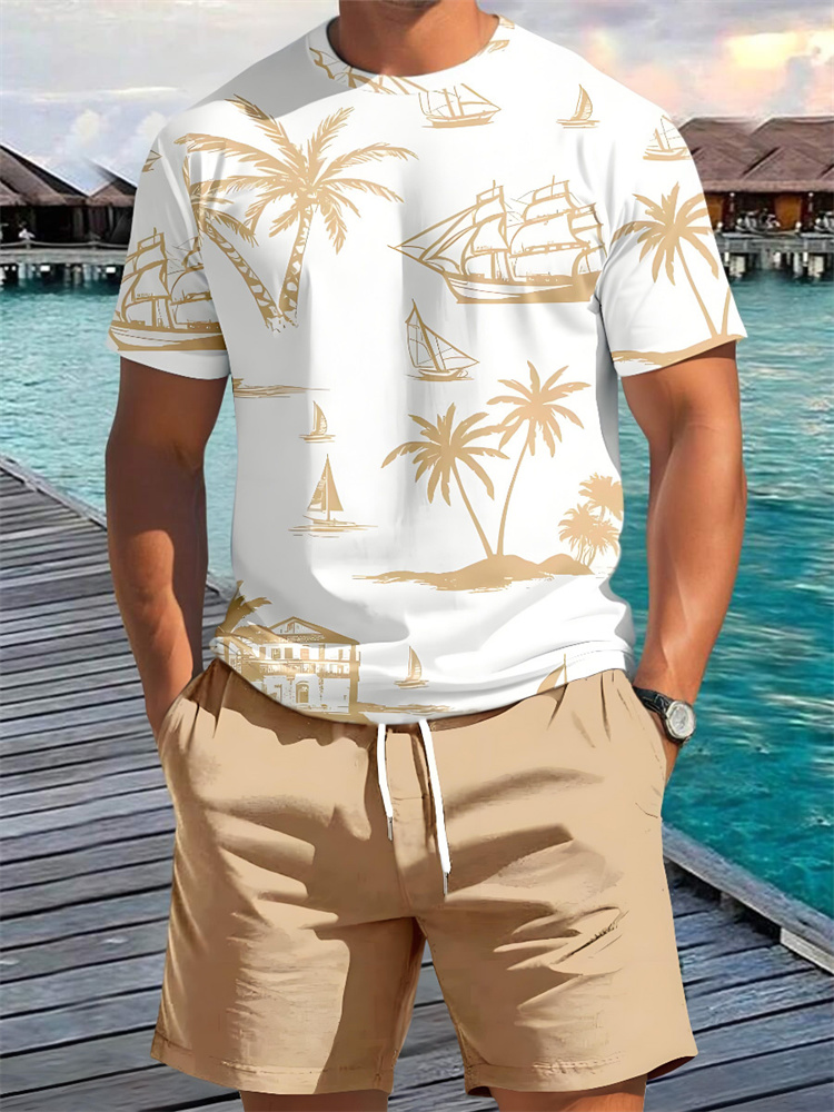 2-delige zomer 3D casual dagel - Beach Shirt Hawaiian recensie en prijs