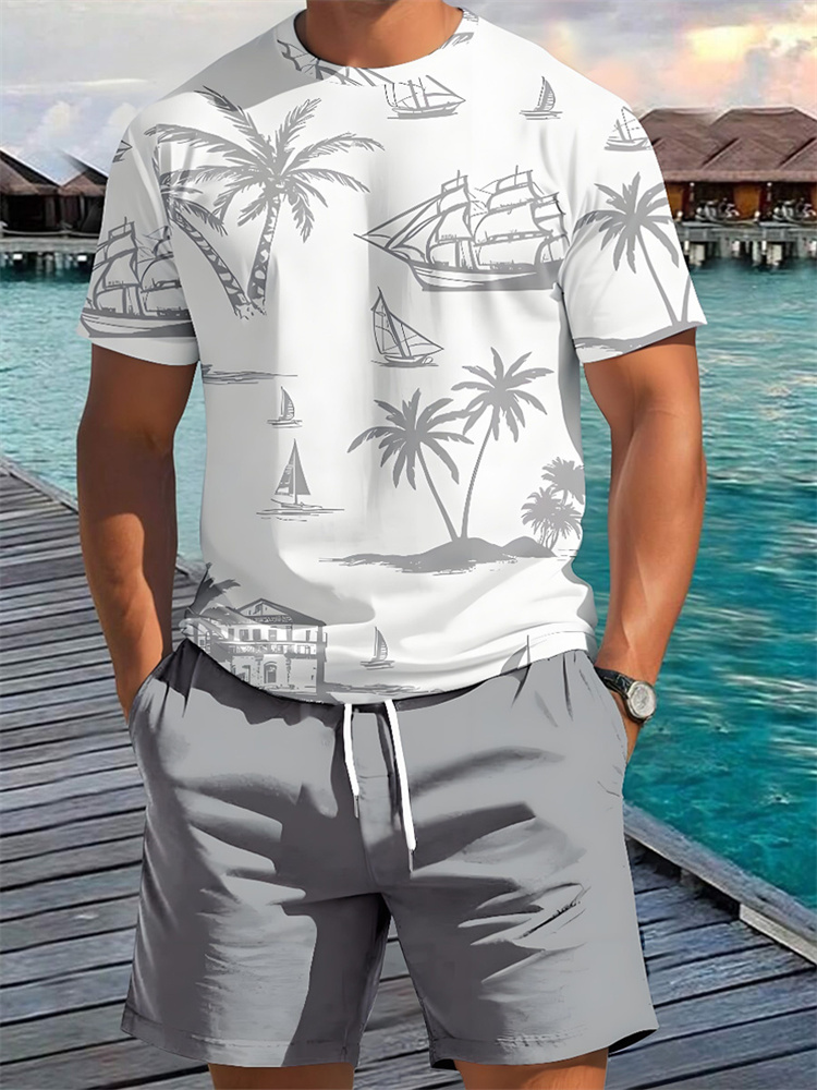 2-delige zomer 3D casual dagel - Beach Shirt Hawaiian recensie en prijs