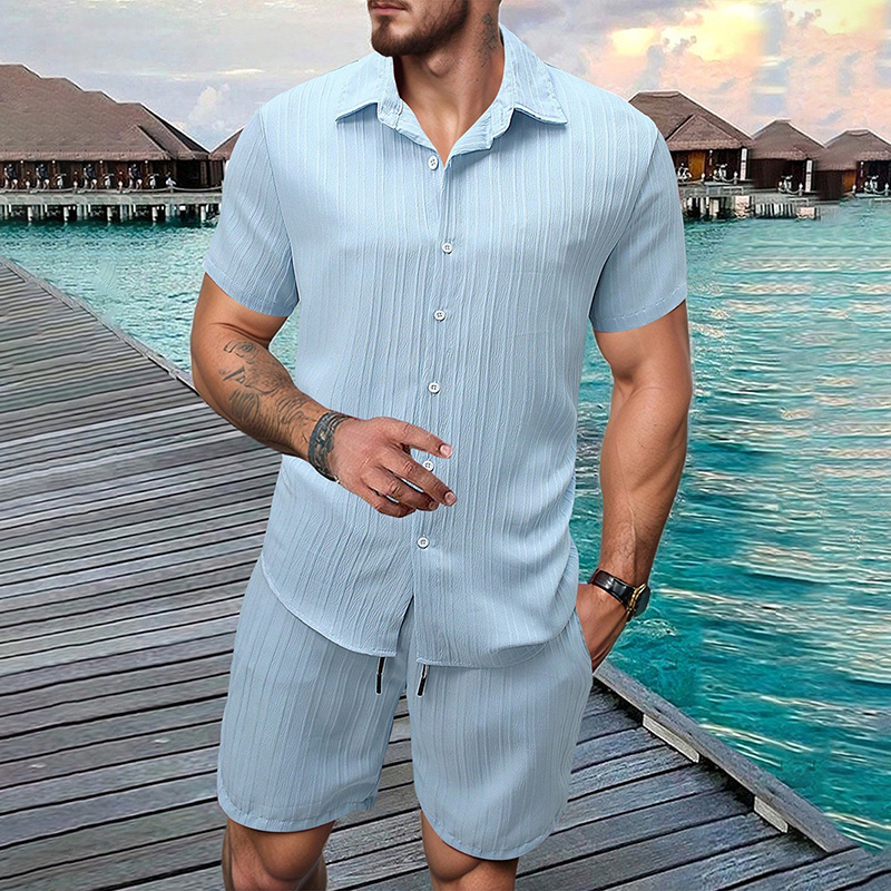2026 Nieuwe Heren Verticale Kr - Summer Clothing Sets Men recensie en prijs