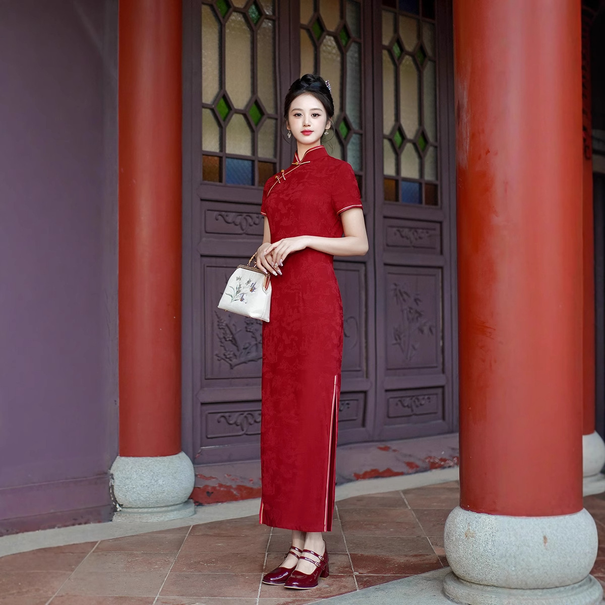 Nieuwe Cheongsam lange jurk te - Summer Clothes recensie en prijs