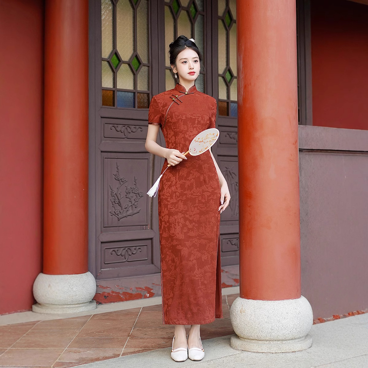 Nieuwe Cheongsam lange jurk te - Summer Clothes recensie en prijs